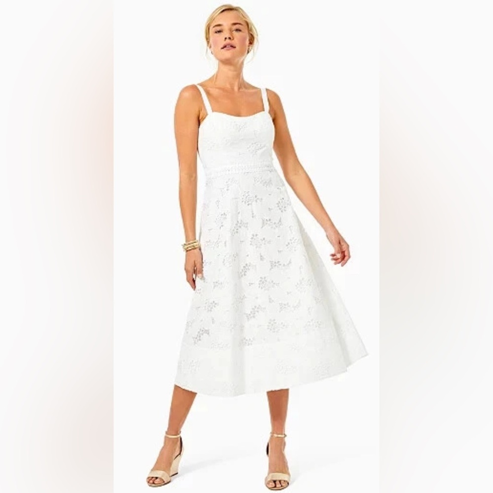 Lilly Pulitzer White Lace Dress